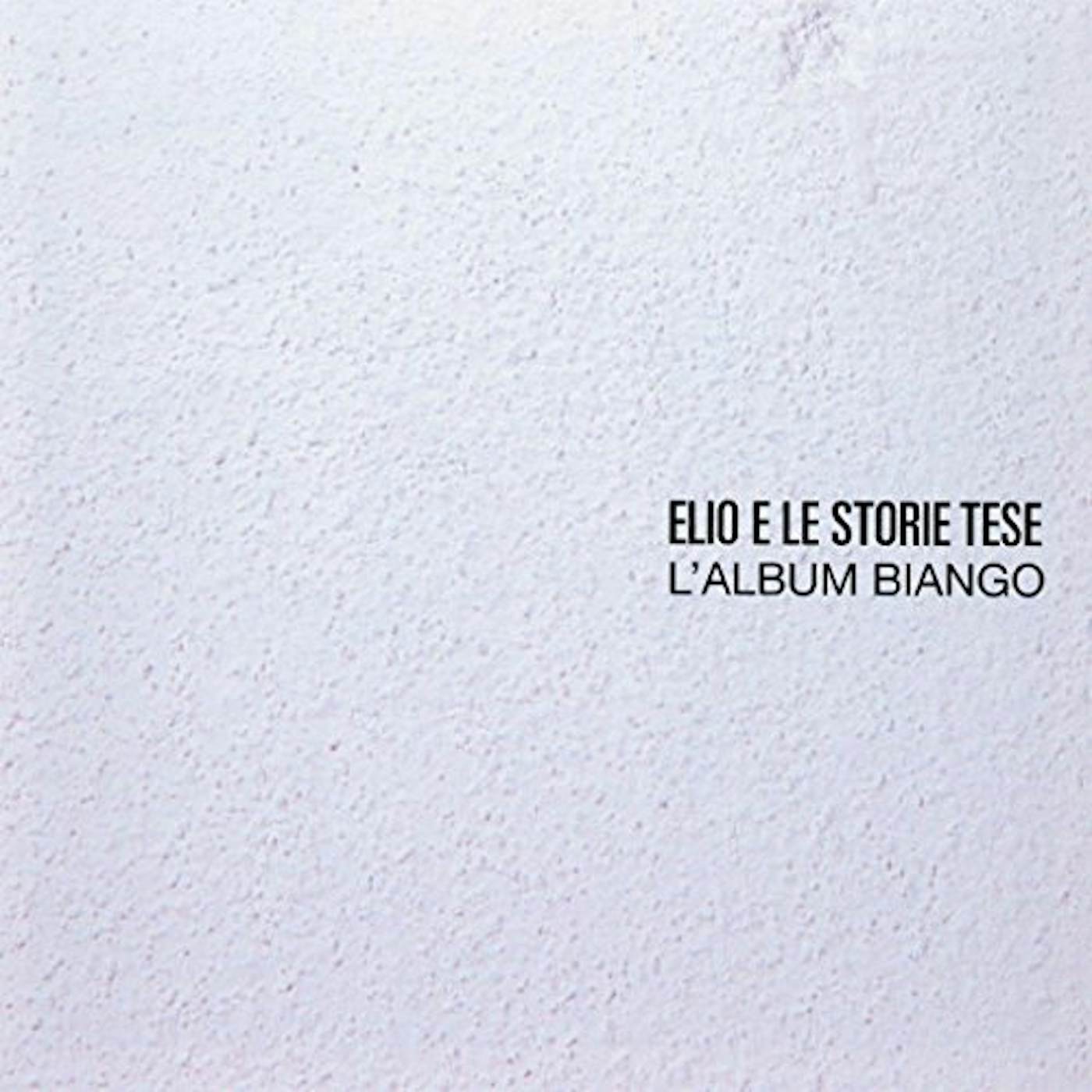 Elio e le Storie Tese ALBUM BIANGO Vinyl Record