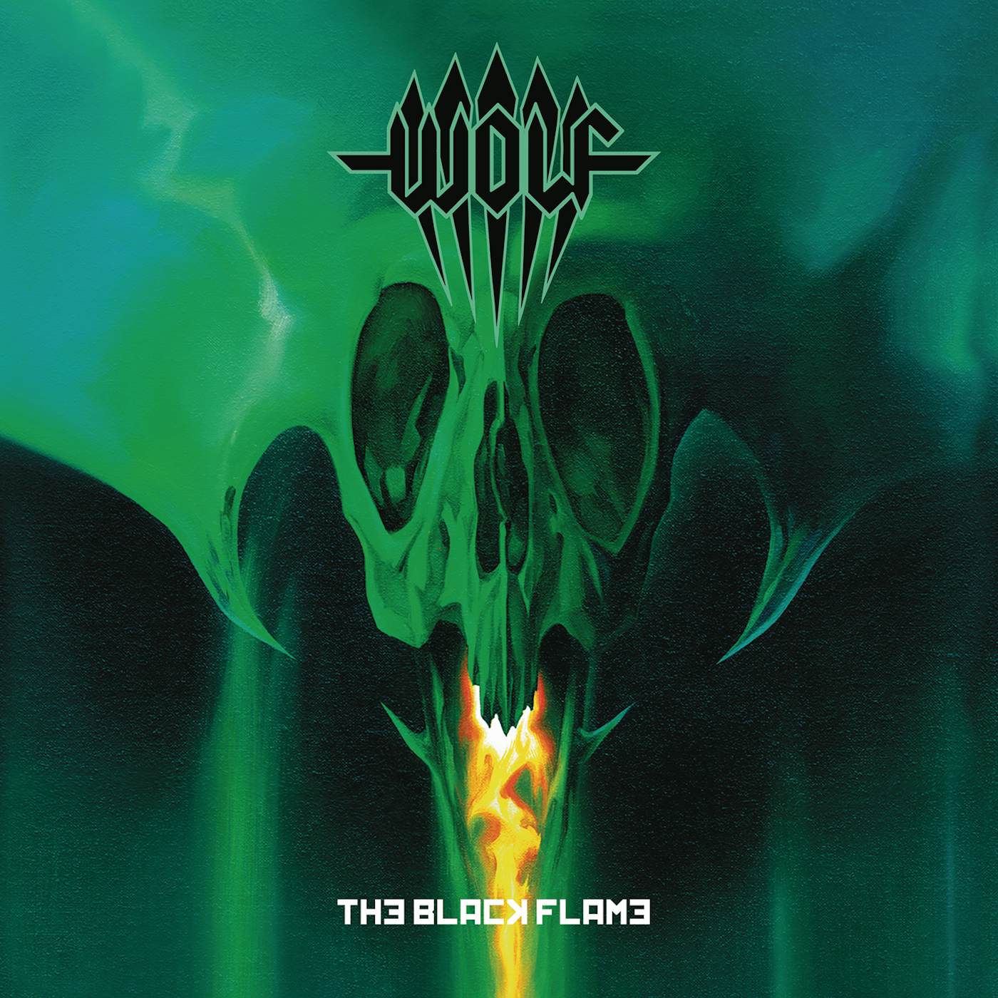 Wolf BLACK FLAME Vinyl Record