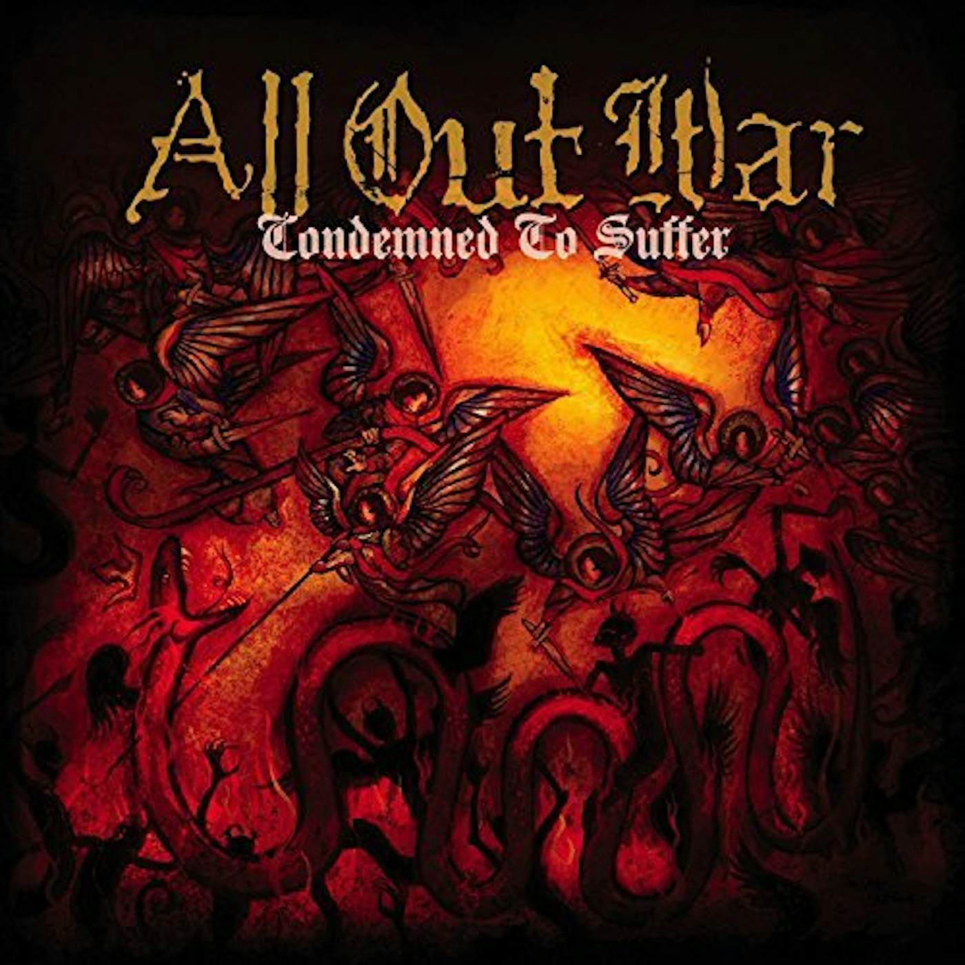 All Out War Condemned to Suffer Vinyl Record