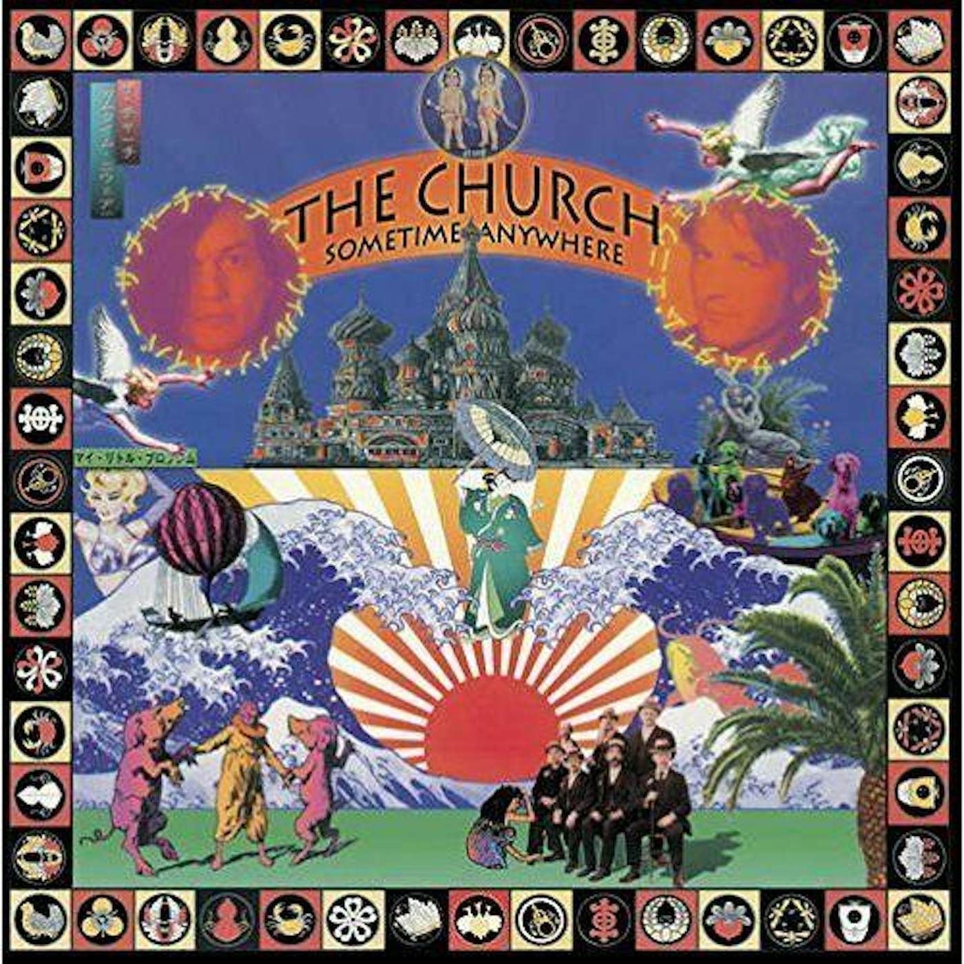 The Church SOMETIME ANYWHERE (BLUE & ORANGE VINYL) Vinyl Record