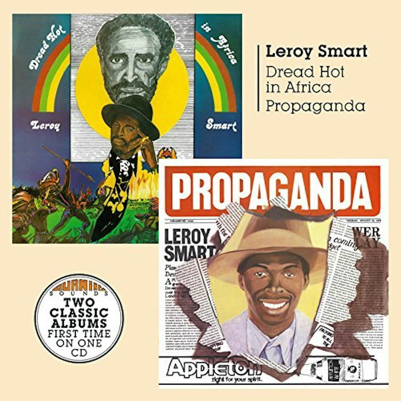 Leroy Smart DREAD HOT IN AFRICA + PROPAGANDA CD