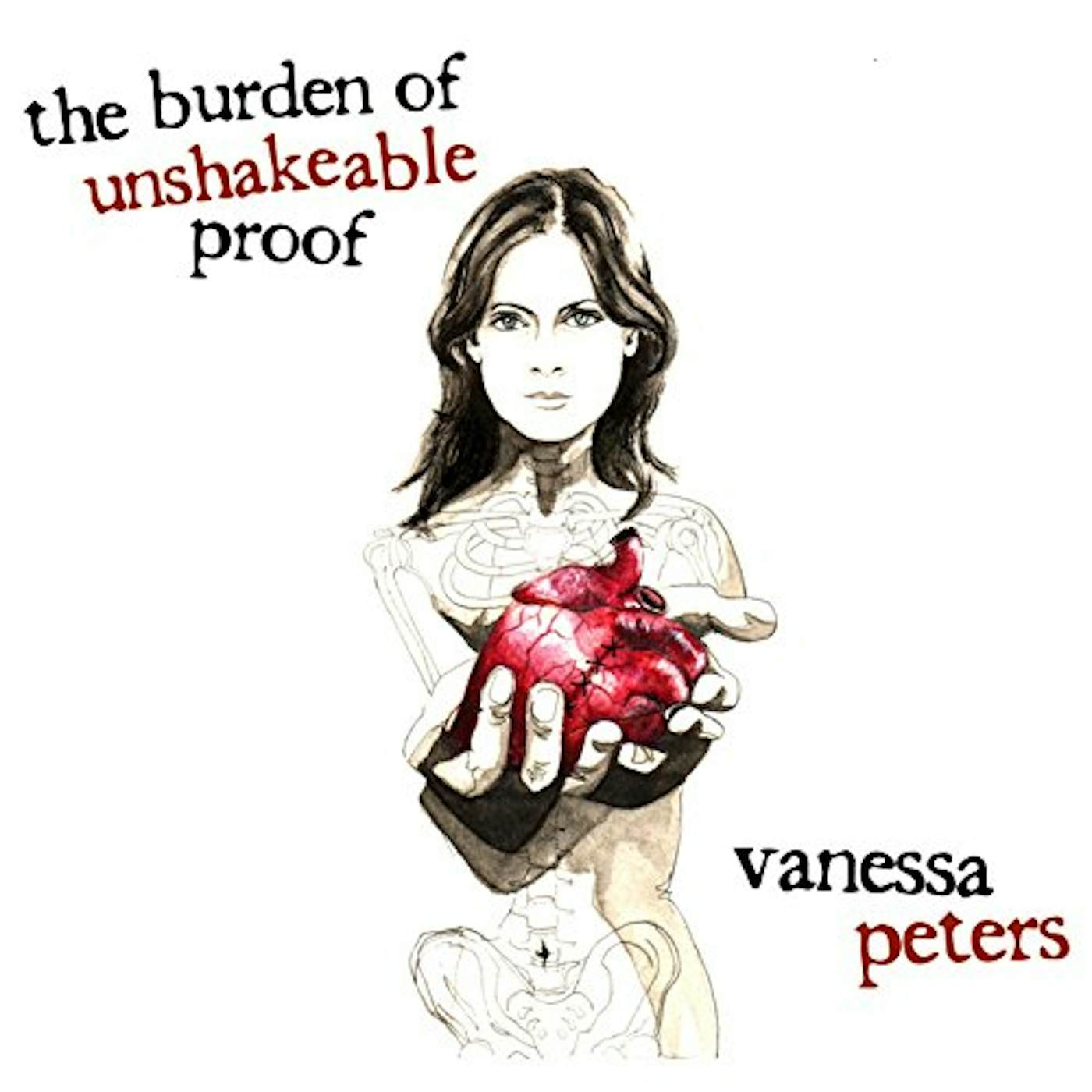 Vanessa Peters BURDEN OF UNSHAKEABLE PROOF CD