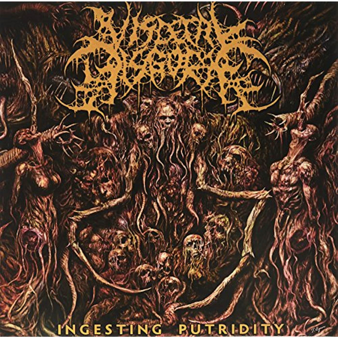 Visceral Disgorge Ingesting Putridity Vinyl Record