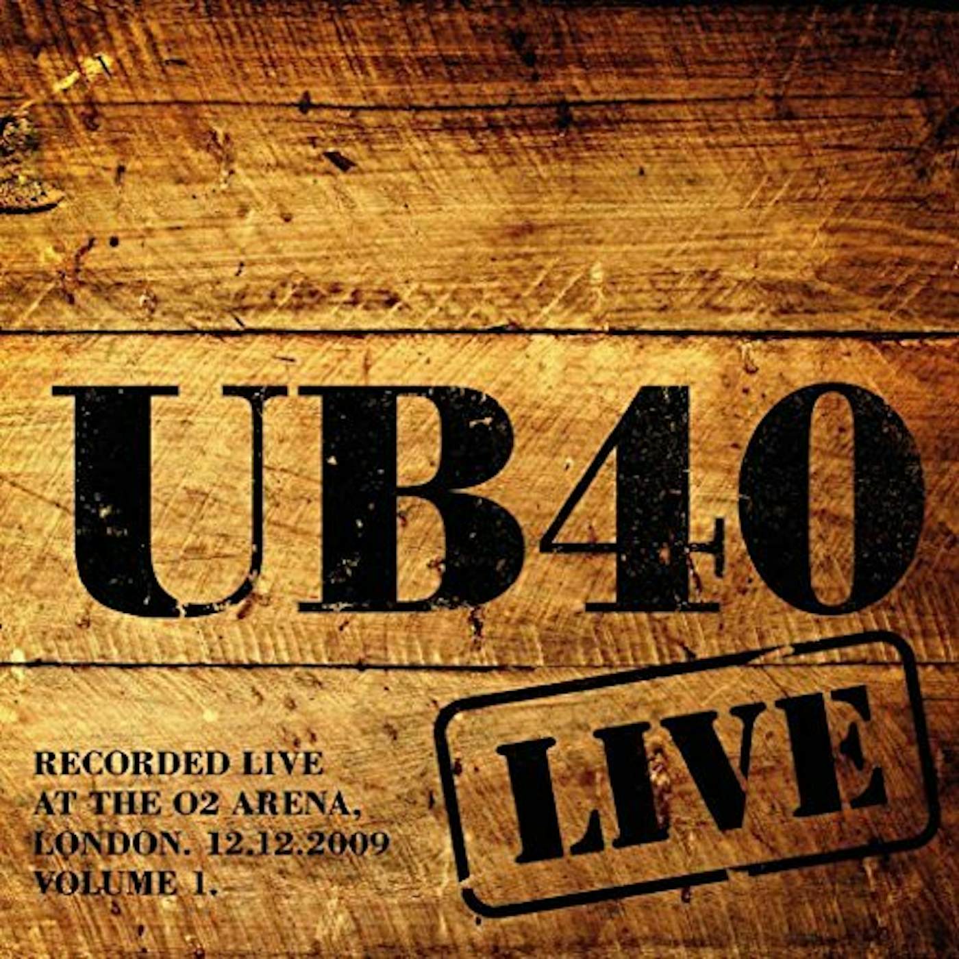 UB40 LIVE 2009: 1 Vinyl Record