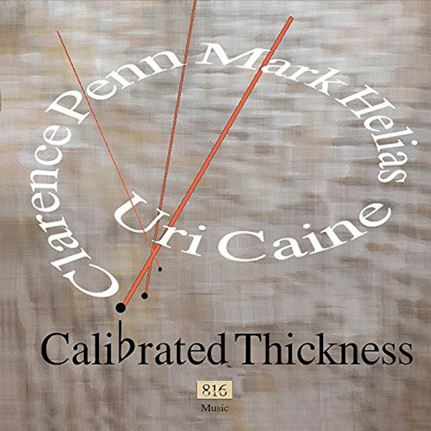 Uri Caine CALIBRATED THICKNESS CD
