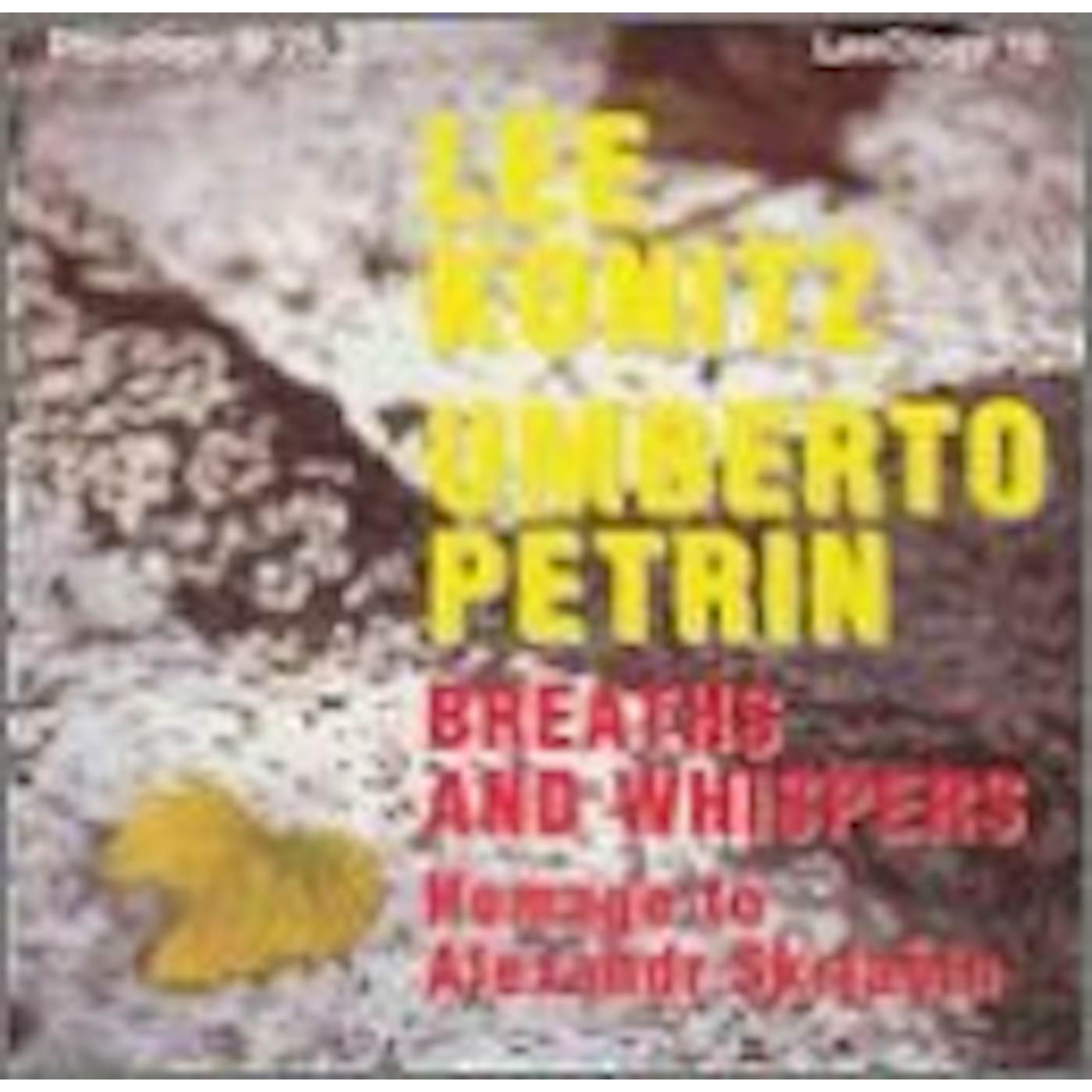 Lee Konitz BREATHS AND WHISPERS CD