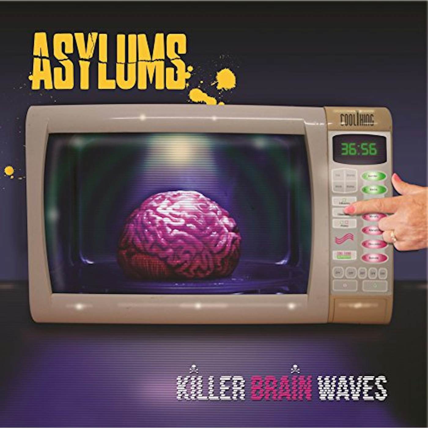 Asylums KILLER BRAIN WAVES Vinyl Record - UK Release