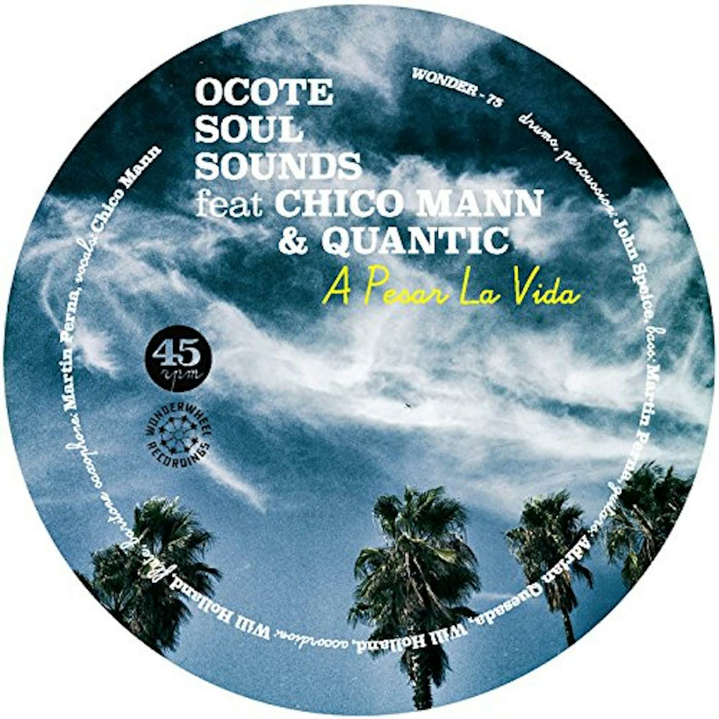 Ocote Soul Sounds PESAR LA VIDA / NOT YET Vinyl Record