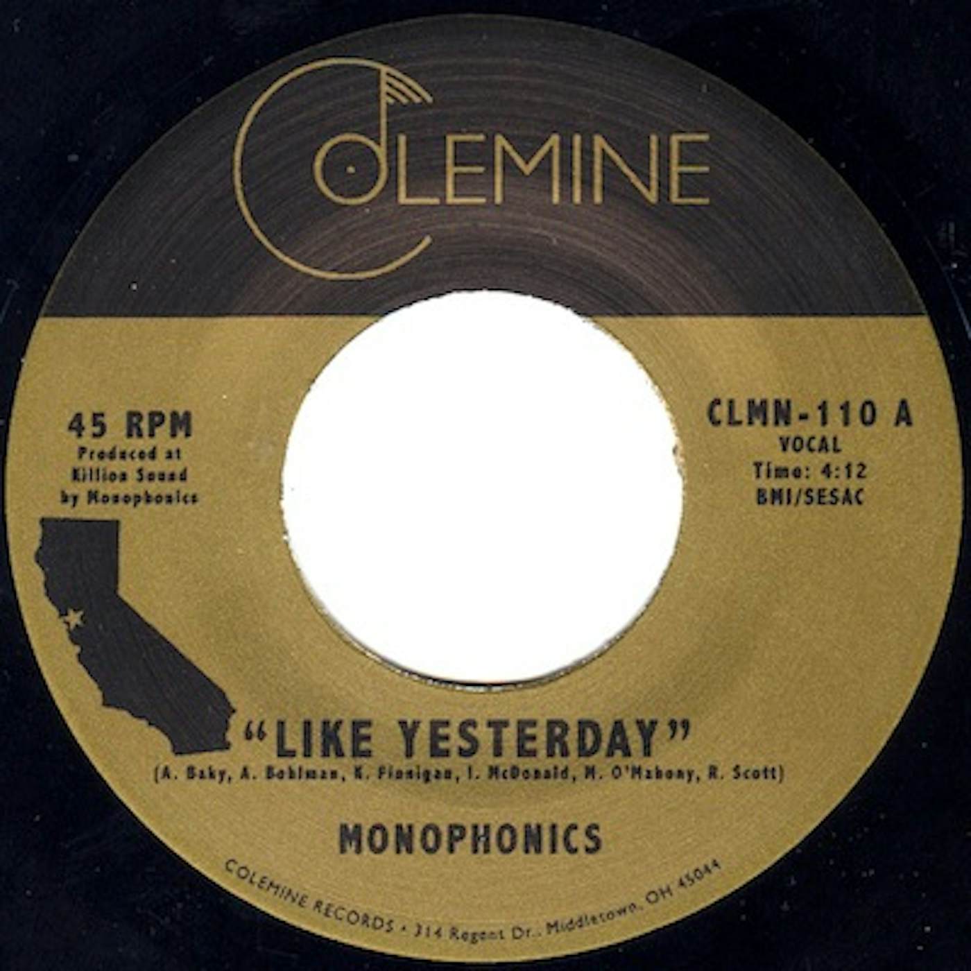 Monophonics Like Yesterday Vinyl Record
