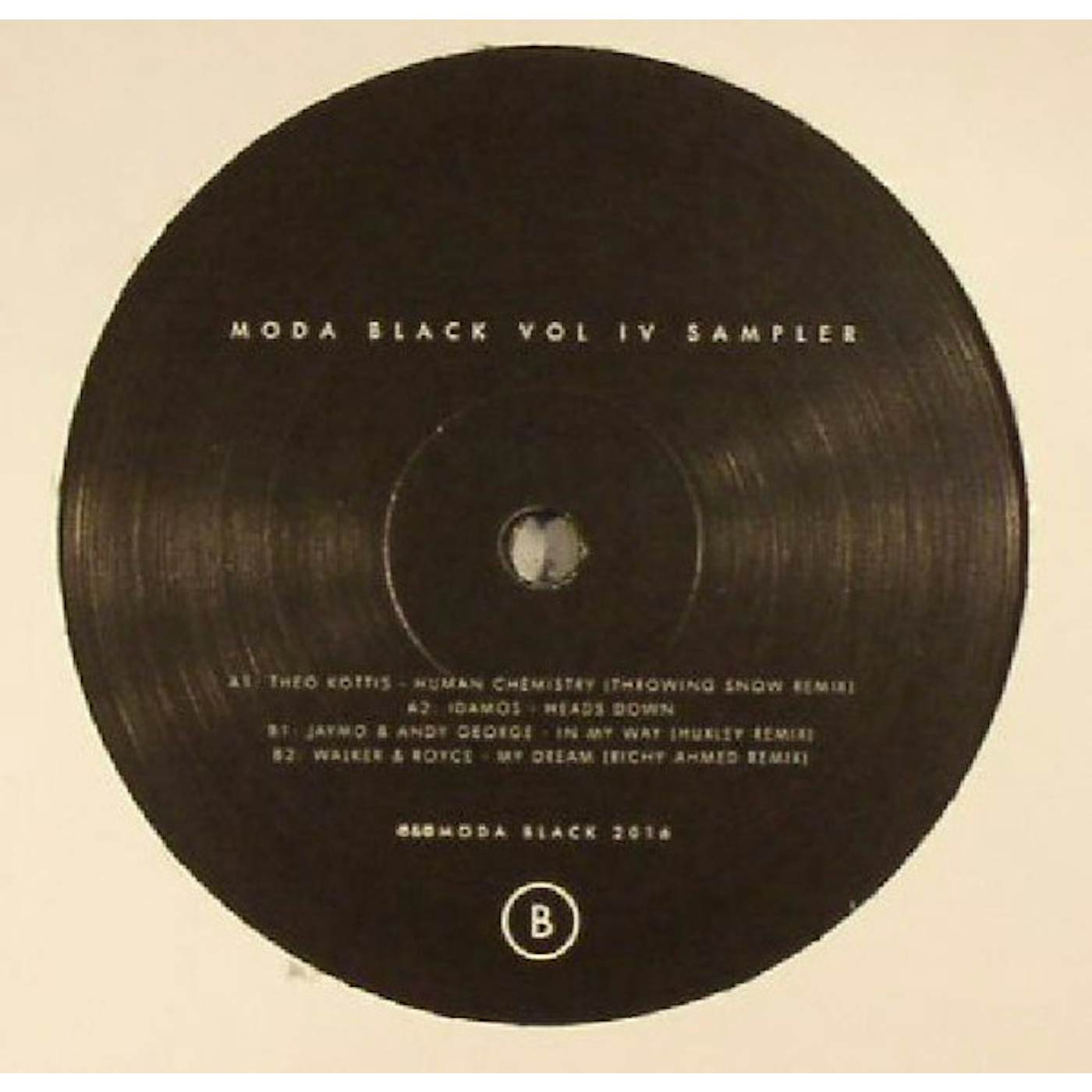 MODA BLACK VOL IV SAMPLER / VARIOUS Vinyl Record