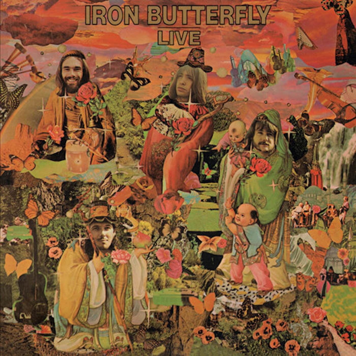 IRON BUTTERFLY LIVE Vinyl Record