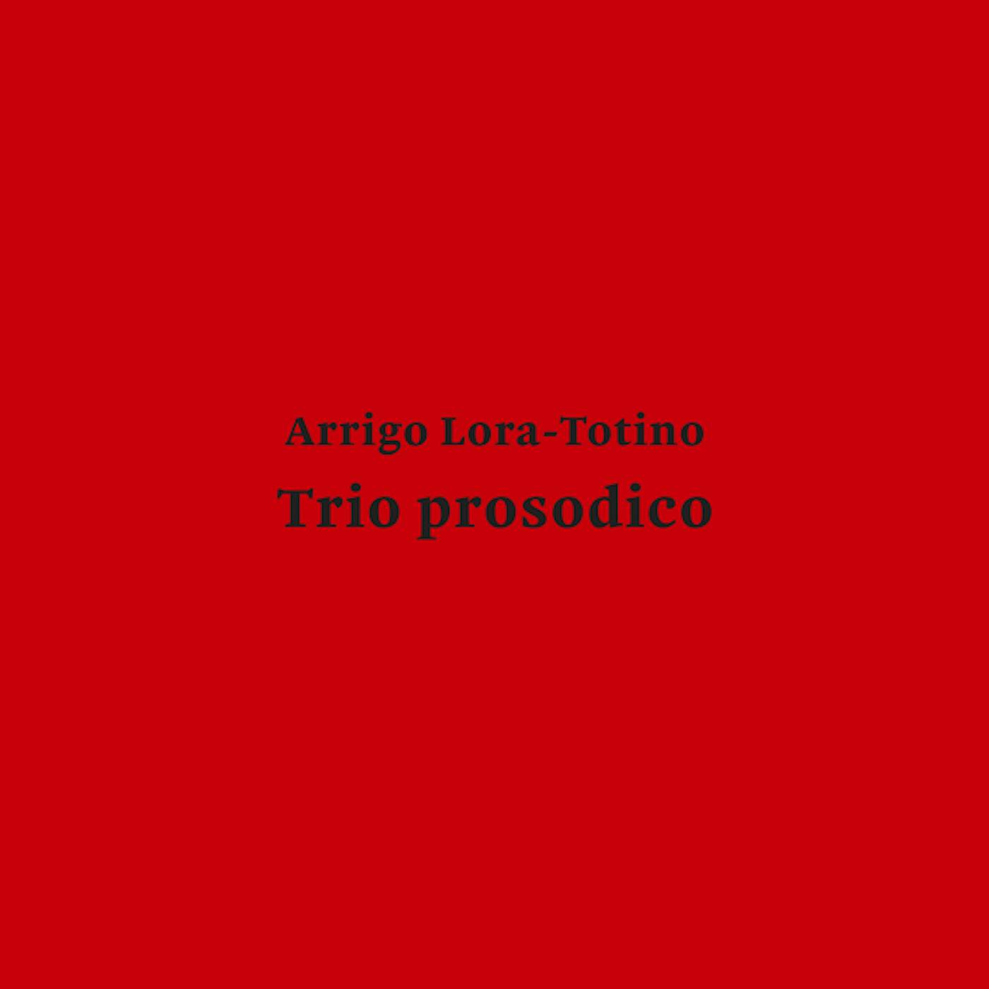 Arrigo Lora-Totino Trio Prosodico Vinyl Record