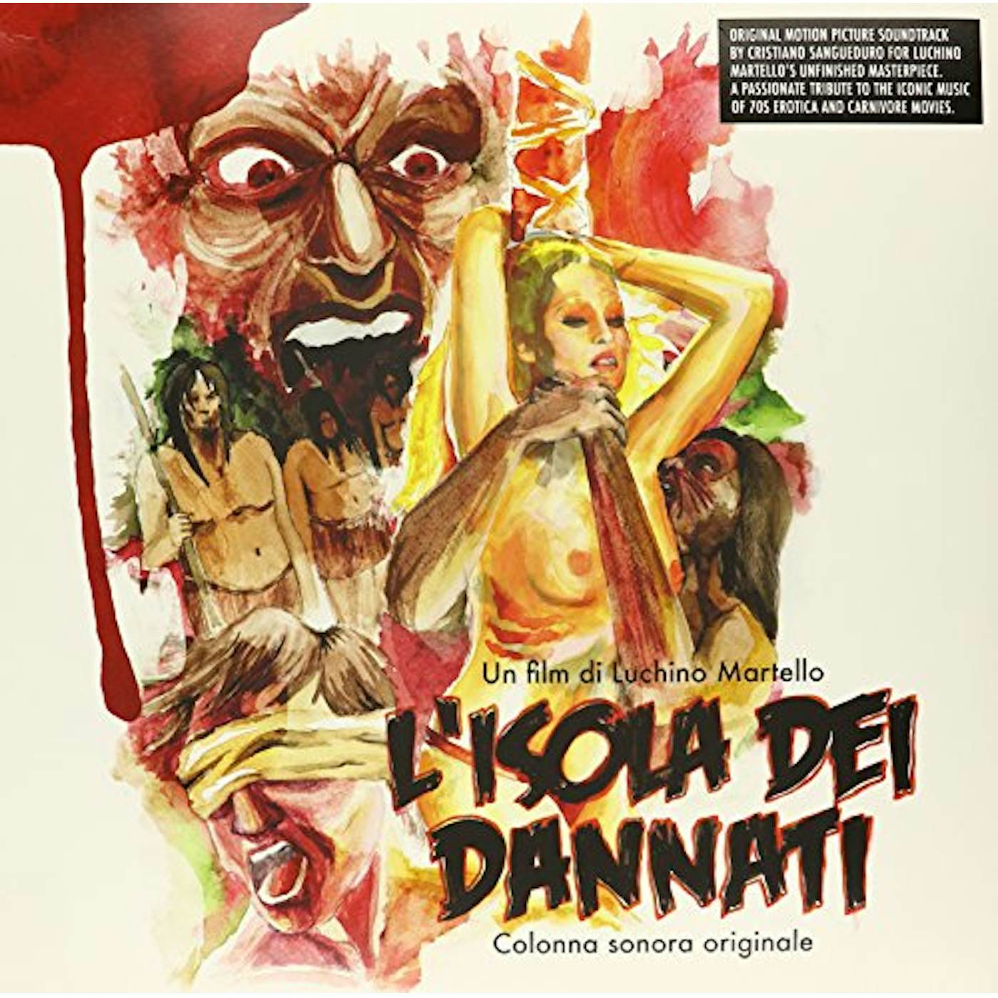 Mondo Sangue L'ISOLA DEI DANNATI / Original Soundtrack Vinyl Record