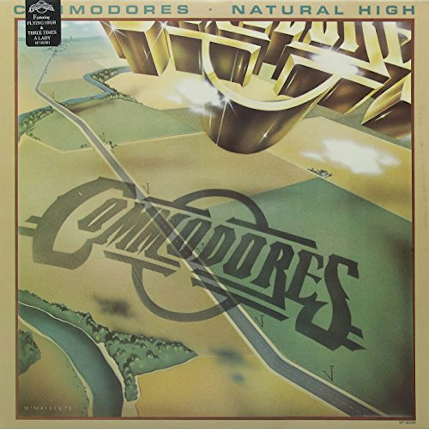 Commodores NATURAL HIGH (3 TIMES A LADY) Vinyl Record