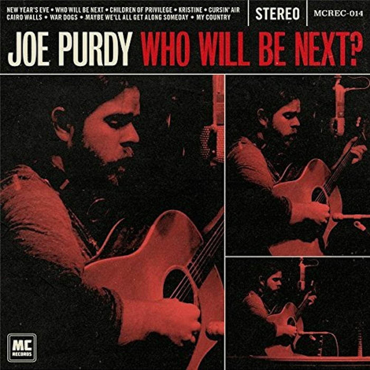 Joe Purdy WHO WILL BE NEXT CD