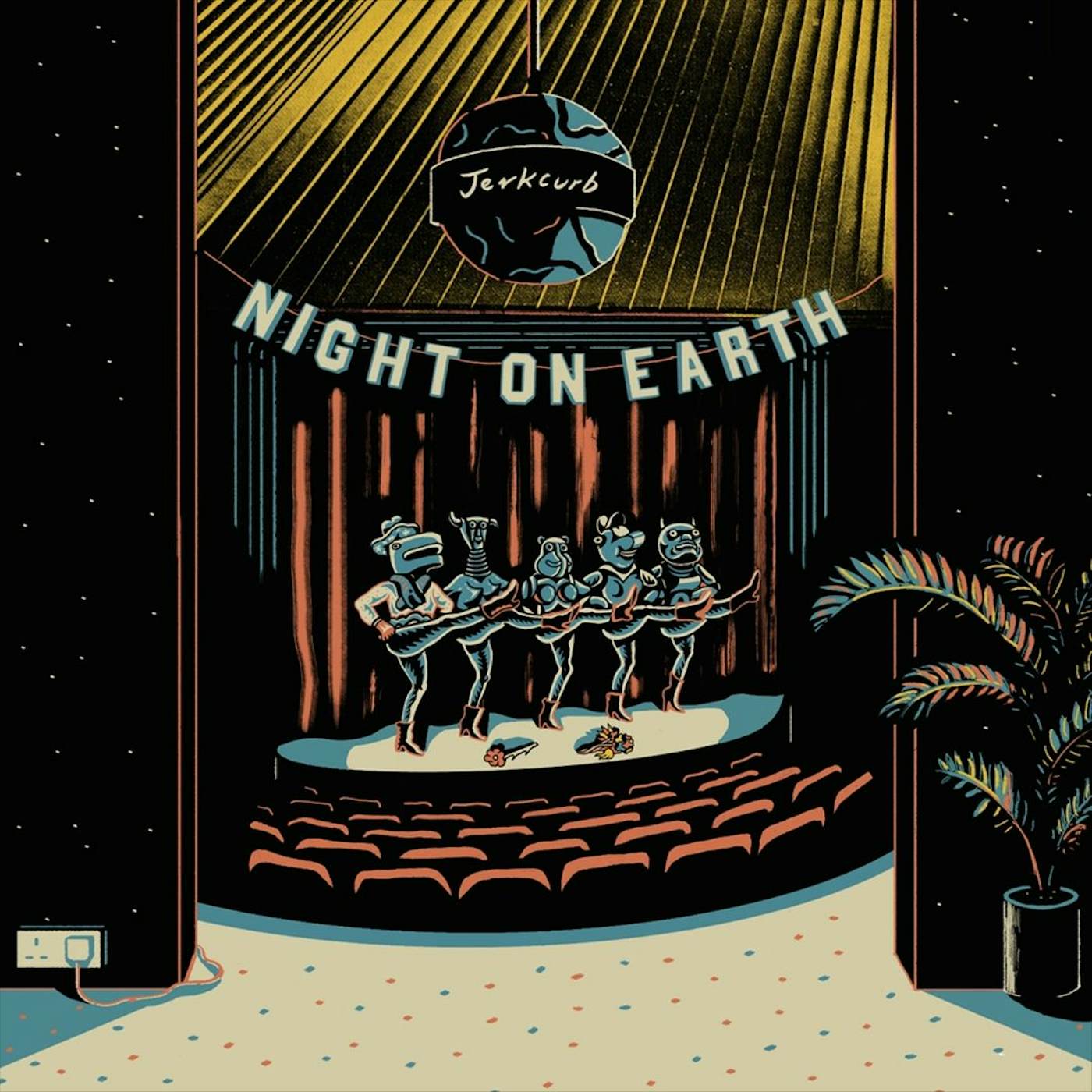 Jerkcurb NIGHT ON EARTH Vinyl Record - UK Release