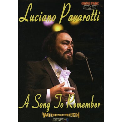 Luciano Pavarotti SONG TO REMEMBER DVD