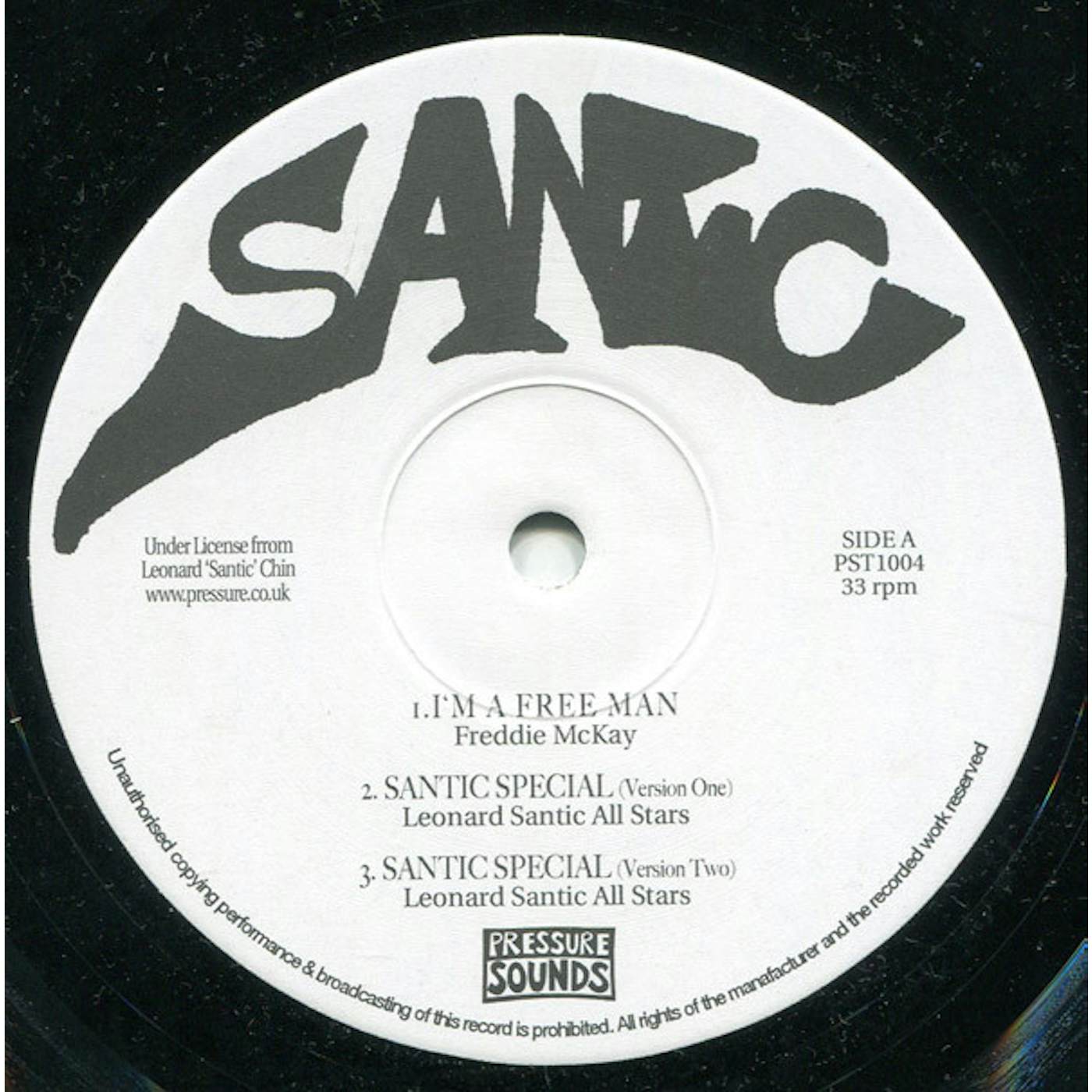 Freddie Mckay / Augustus Pablo I'm A Free Man / Hap Ki Do Vinyl Record