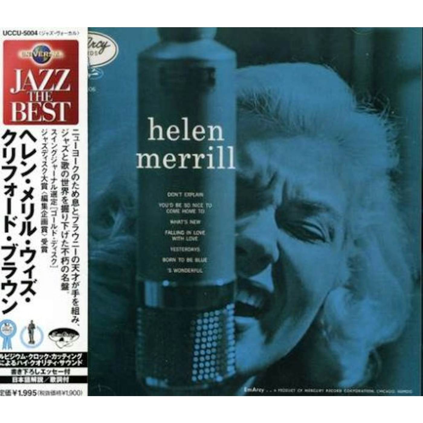 HELEN MERRILL WITH CLIFFORD BROWN CD