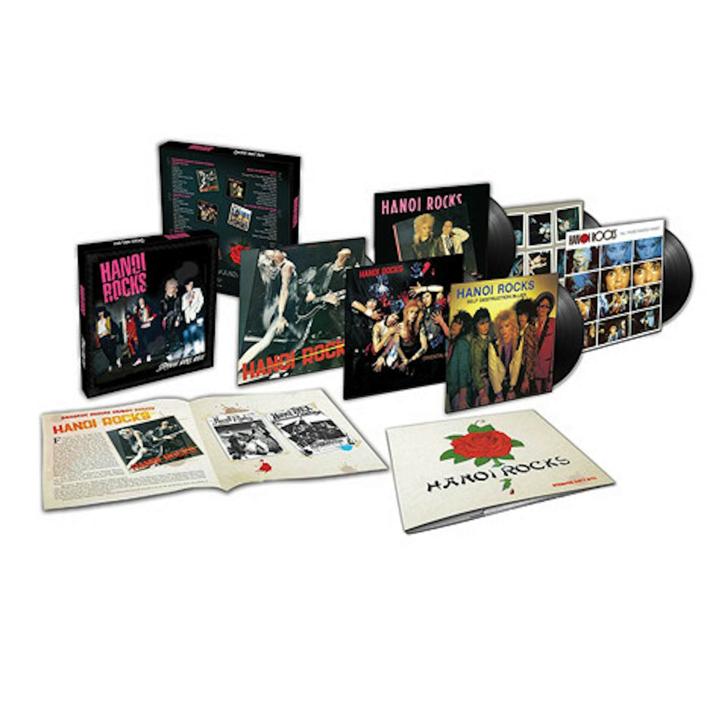 Hanoi Rocks STRANGE BOYS Vinyl Record Box Set