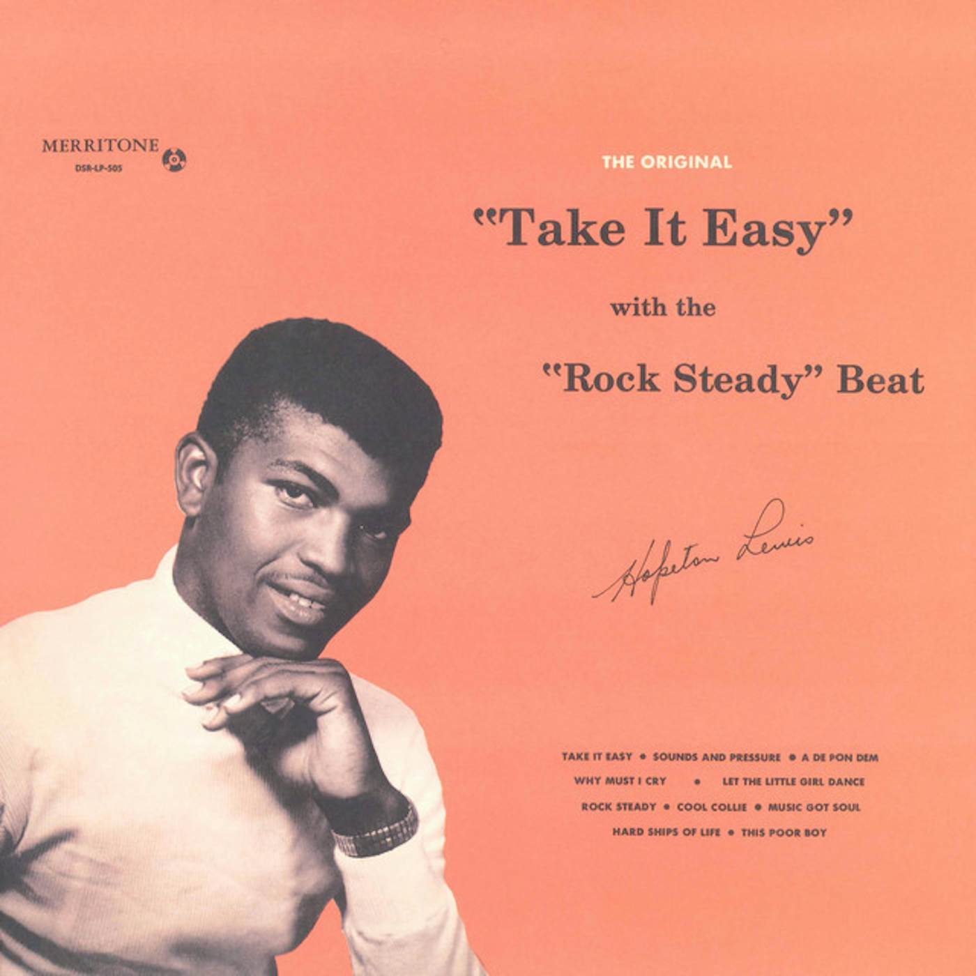 Hopeton Lewis Take It Easy With The Rock Steady Beat Vinyl Record