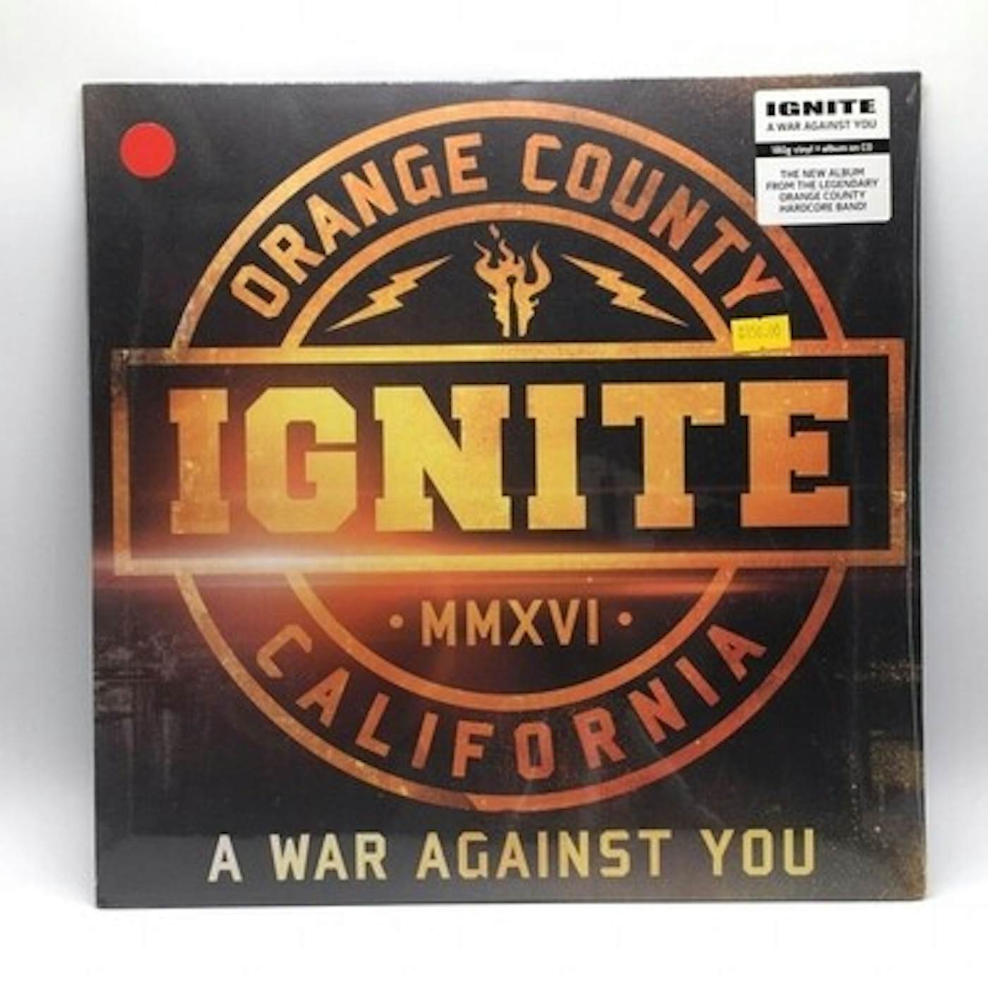 Ignite WAR AGAINST YOU    (GER) Vinyl Record - w/CD, Colored Vinyl, White Vinyl