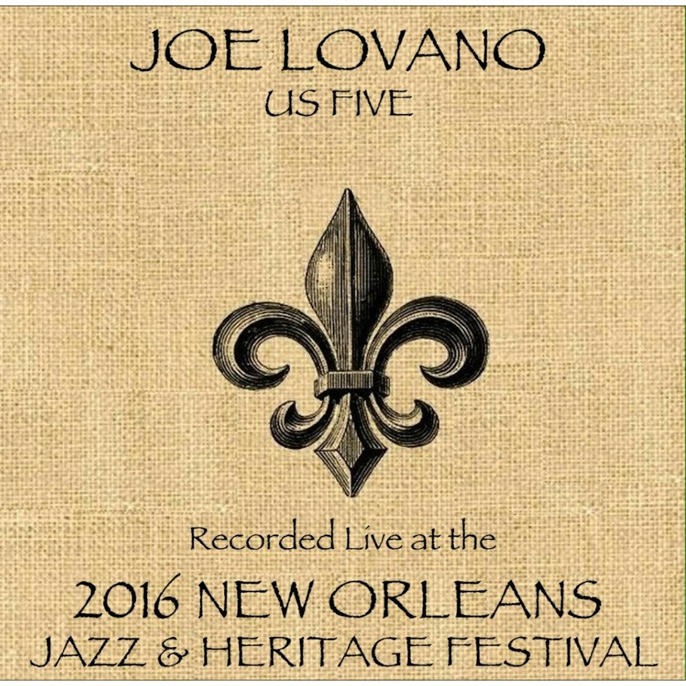 Joe Lovano LIVE AT JAZZFEST 2016 CD