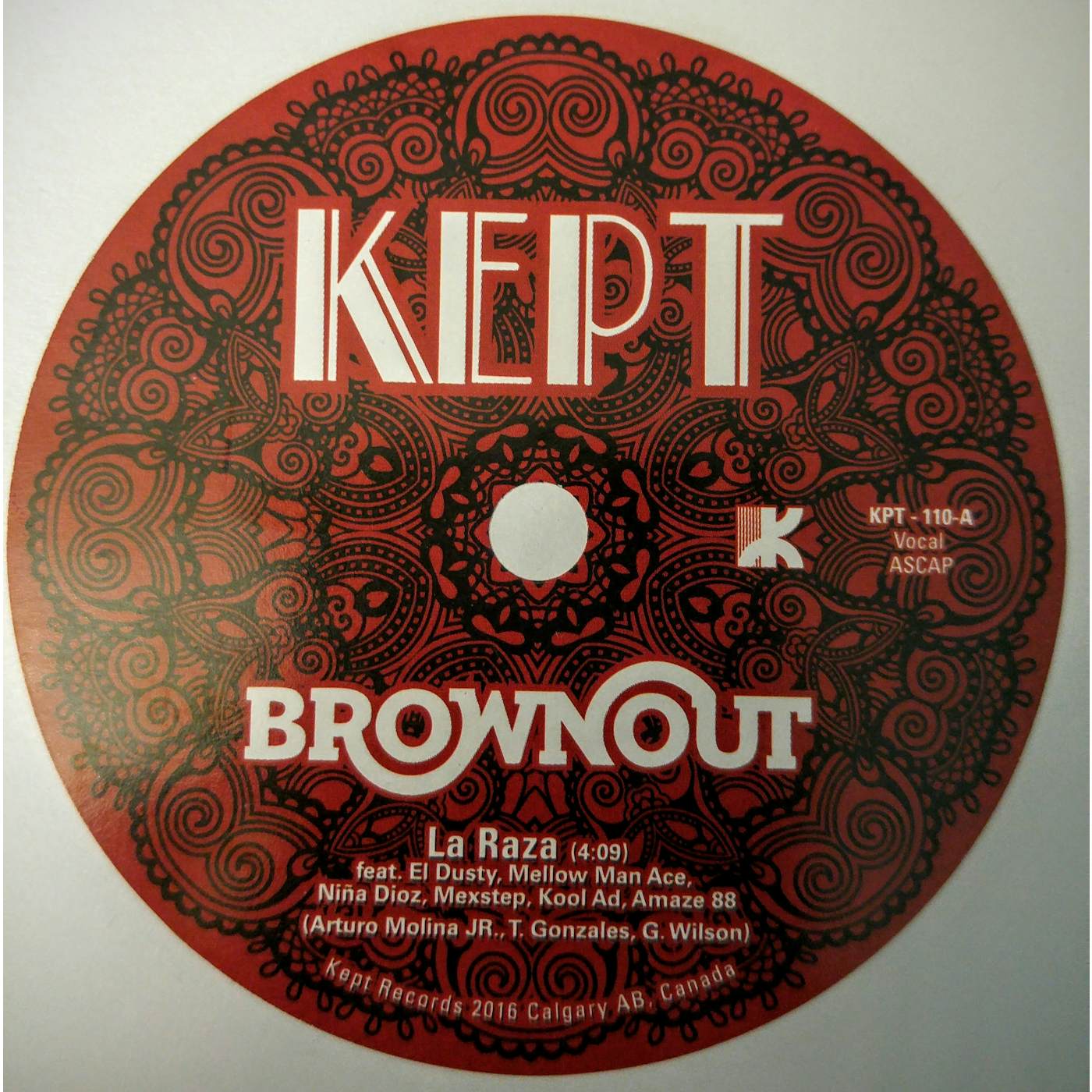 Brownout LA RAZA / ARABEESH Vinyl Record