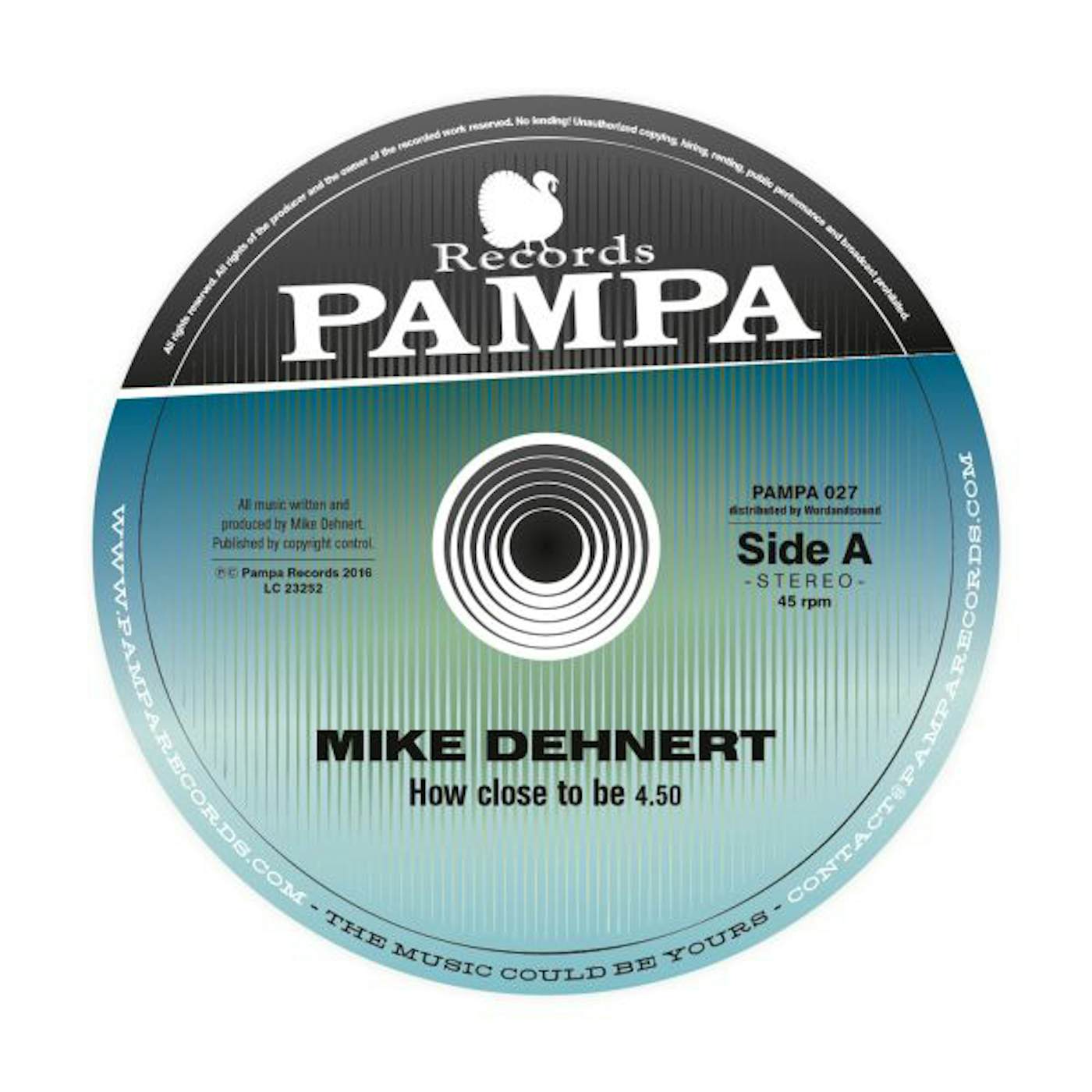Mike Dehnert HOW CLOSE TO BE Vinyl Record