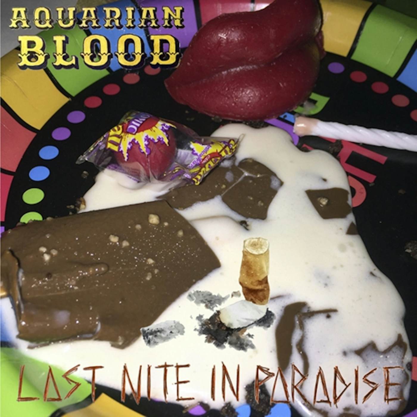 Aquarian Blood Last Nite in Paradise Vinyl Record