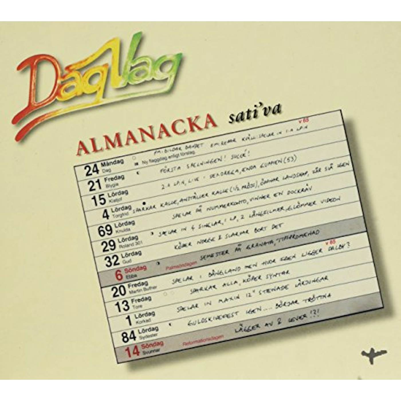 Dag Vag ALMANACKA CD