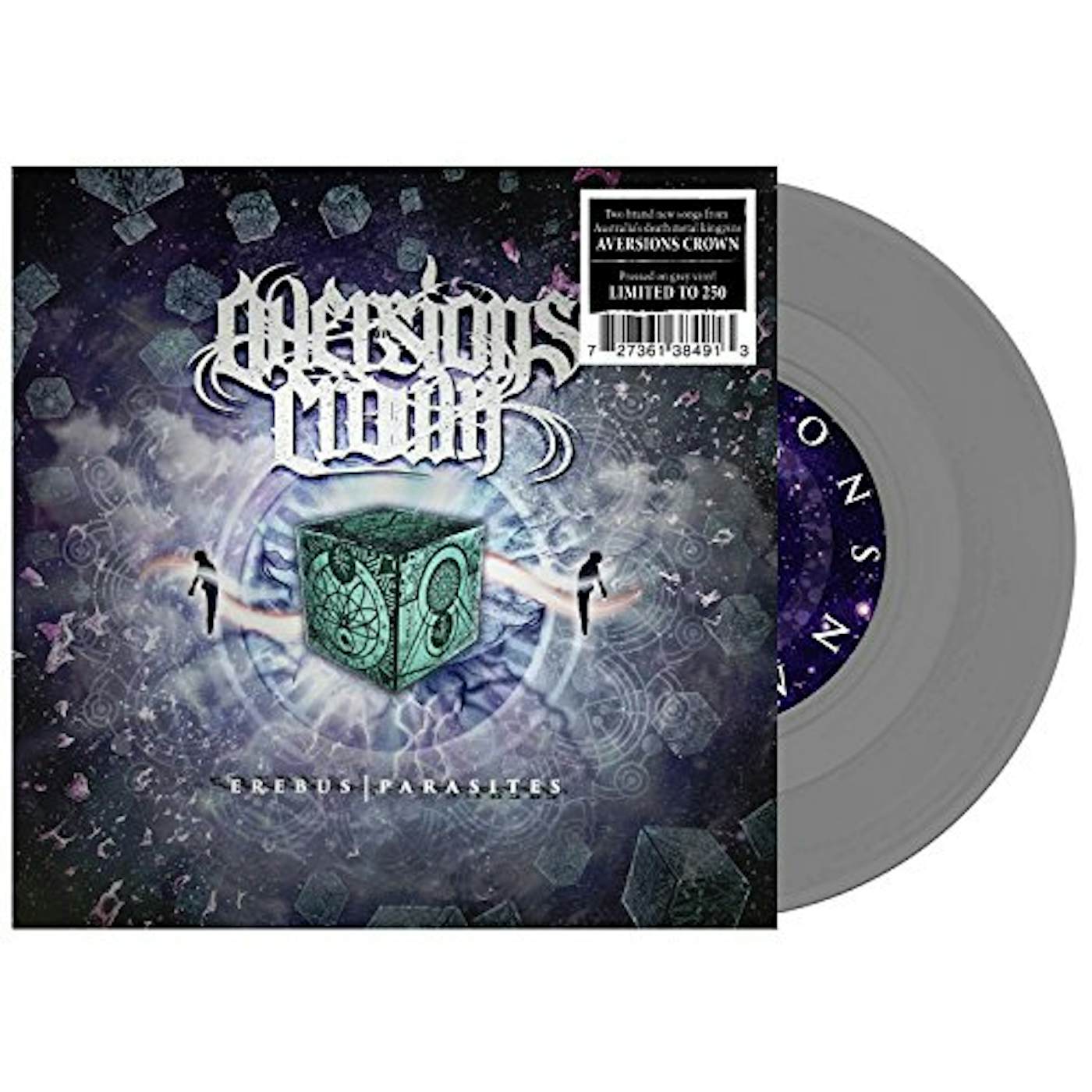 Aversions Crown EREBUS / PARASITES (GREY) Vinyl Record
