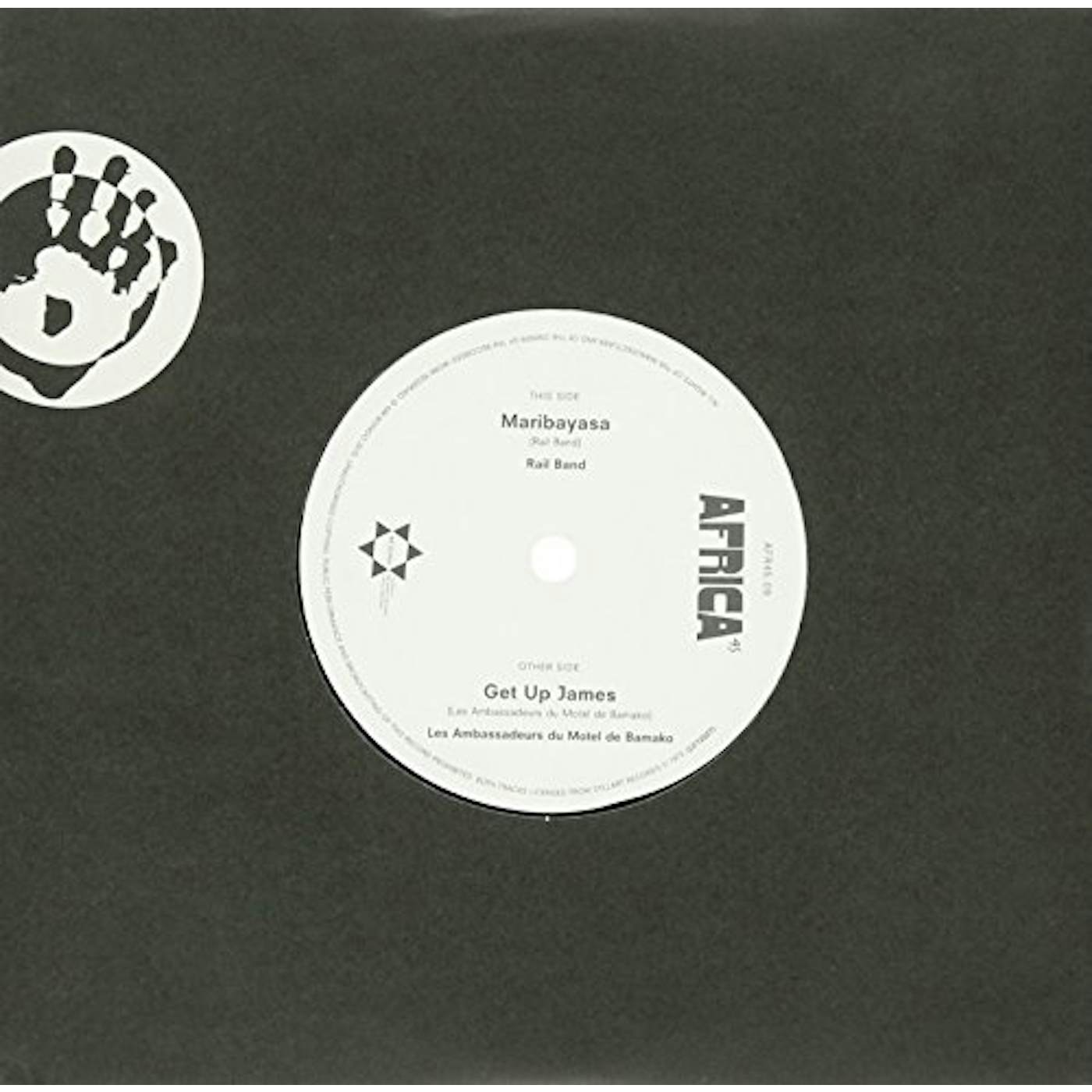 Rail Band MARIBAYASA / GET UP JAMES Vinyl Record