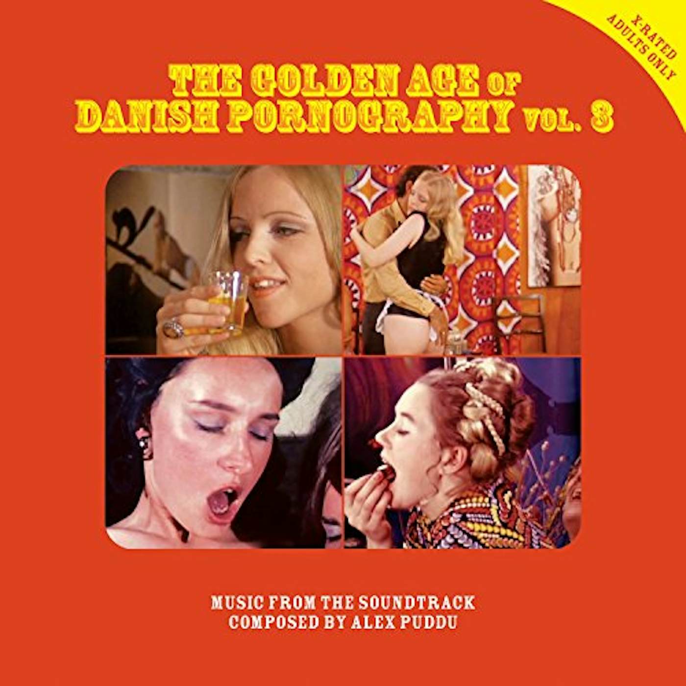 Alex Puddu GOLDEN AGE OF DANISH PORNOGRAPHY V3 Vinyl Record
