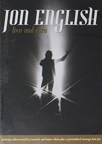 JON ENGLISH: LIVE & RARE DVD