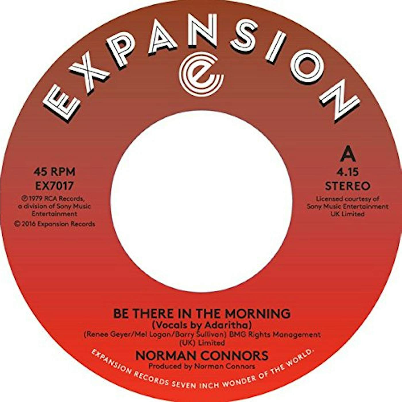 Norman Connors BE THERE IN THE MORNING / I DON'T NEED NOBODY ELSE Vinyl Record