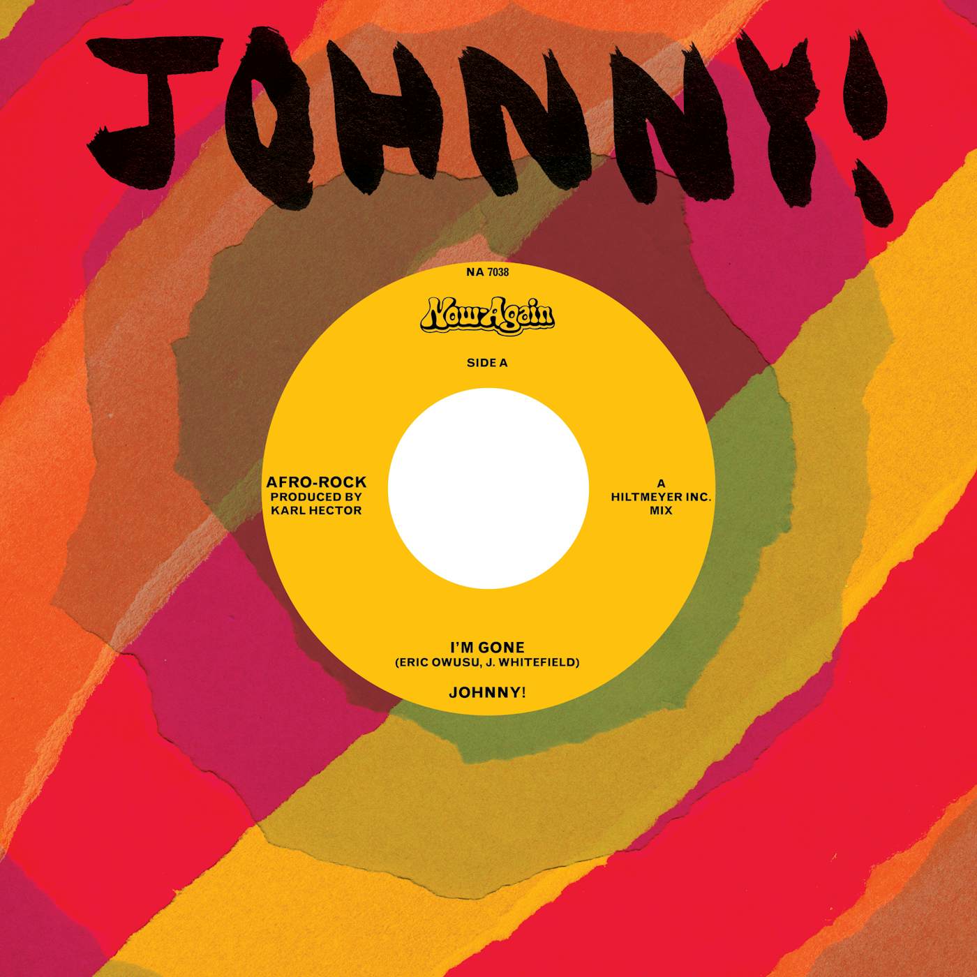 Johnny I'M GONE / I'M GONE (INSTRUMENTAL) Vinyl Record