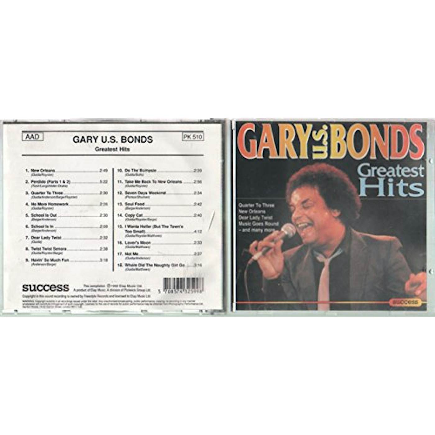 Gary U.S. Bonds GREATEST HITS CD
