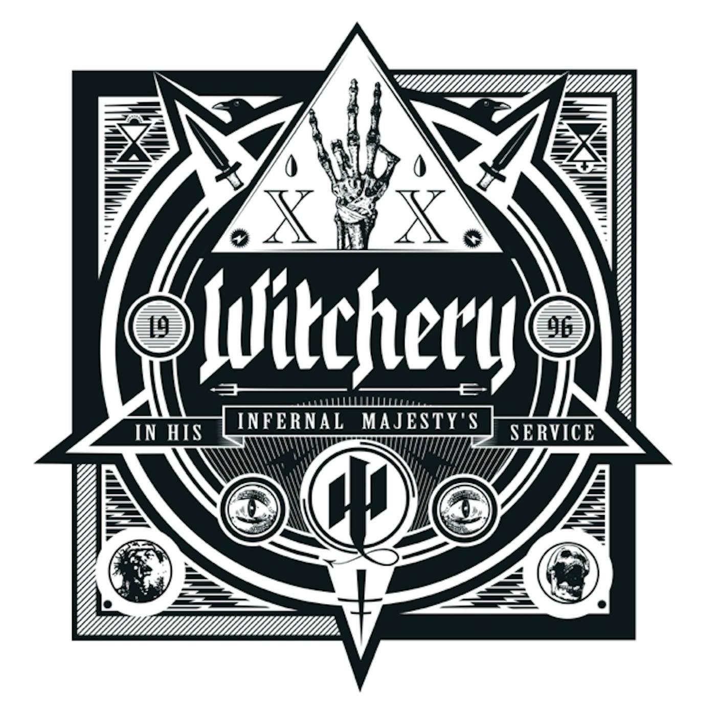 Witchery IN HIS INFERNAL MAJESTY'S SERVICE Vinyl Record - Colored Vinyl, Gatefold Sleeve