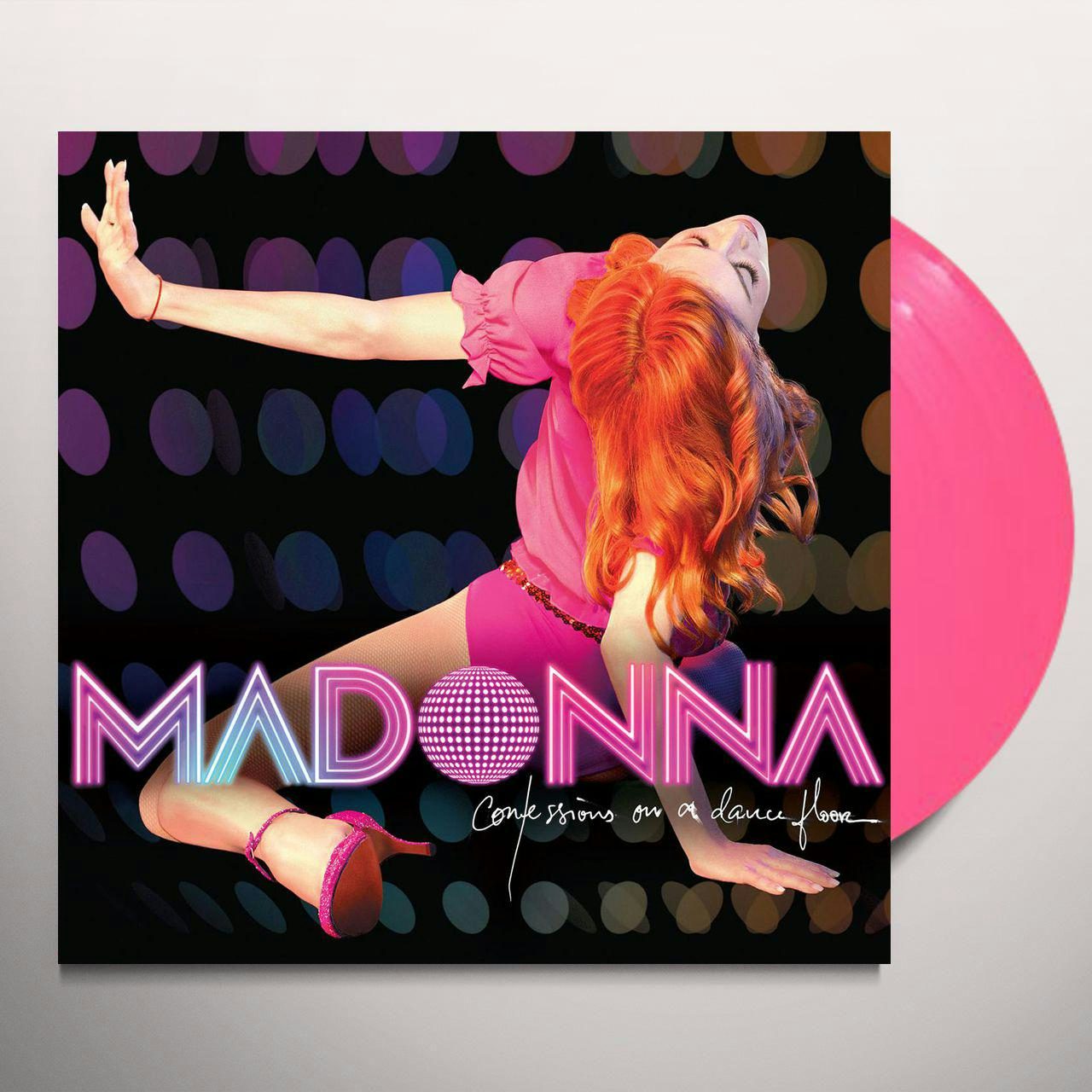Madonna CONFESSIONS ON A DANCE FLOOR - Pink Colored Double Vinyl