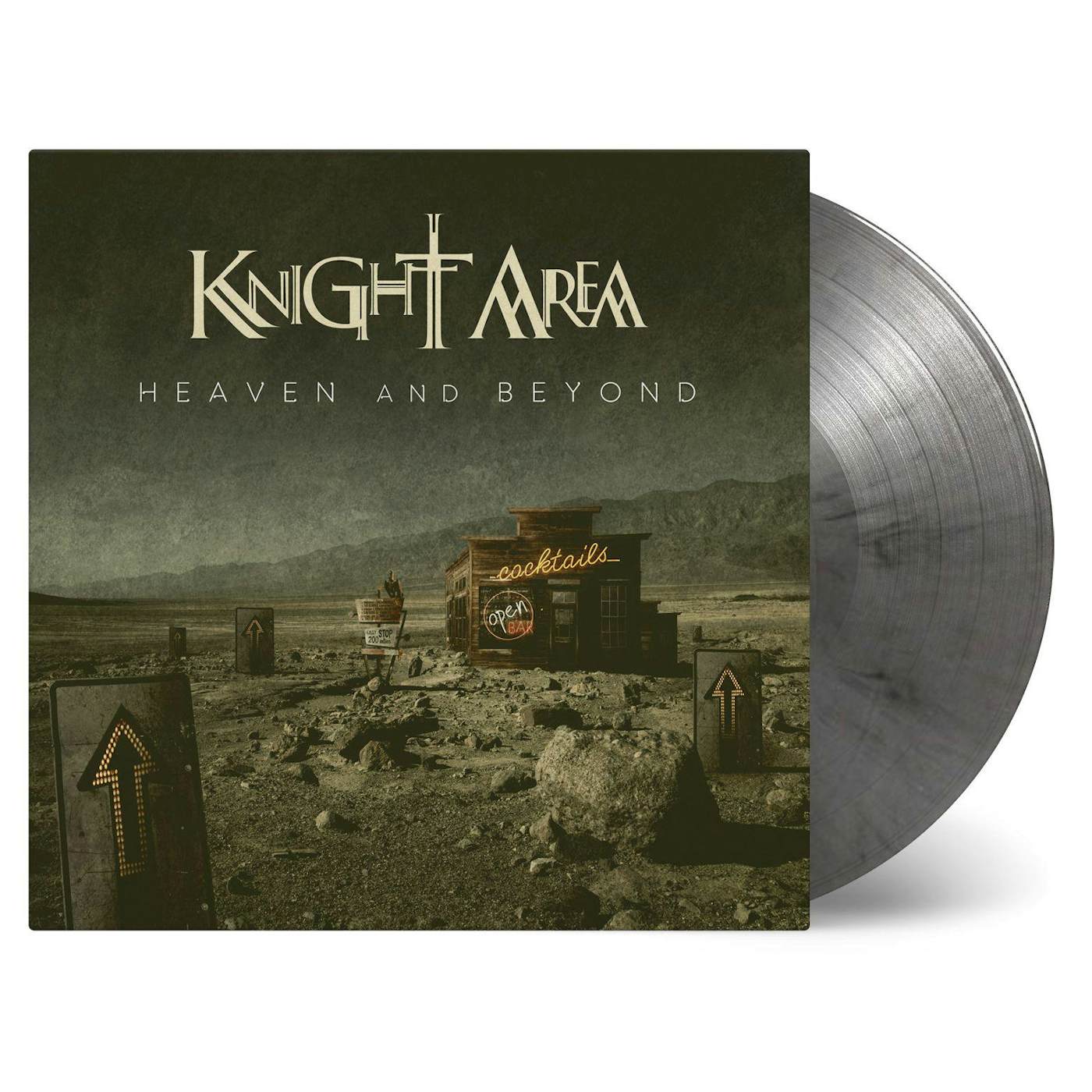 Knight Area HEAVEN & BEYOND (2LP/LIMITED SILVER & BLACK MIXED COLORED VINYL/180G/DL/GATEFOLD/NUMBERED) Vinyl Record