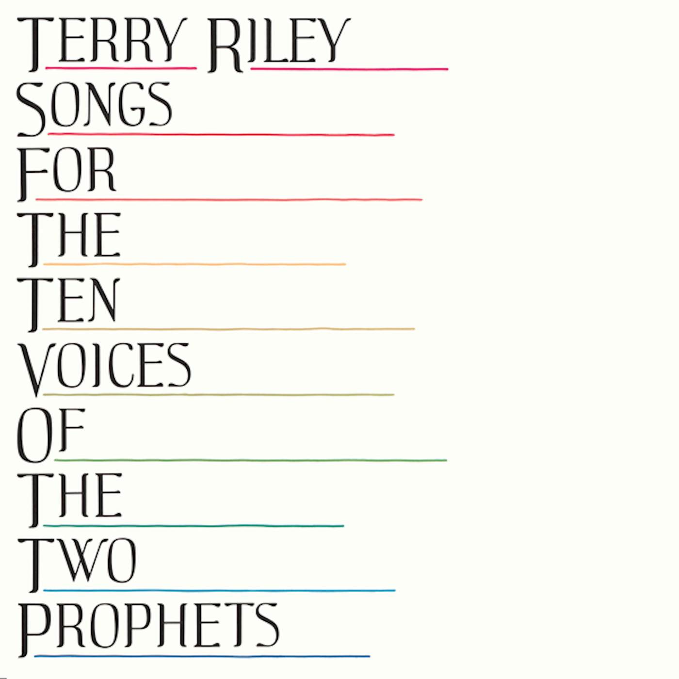 Terry Riley Songs For The Ten Voices Of The Two Prophets Vinyl Record