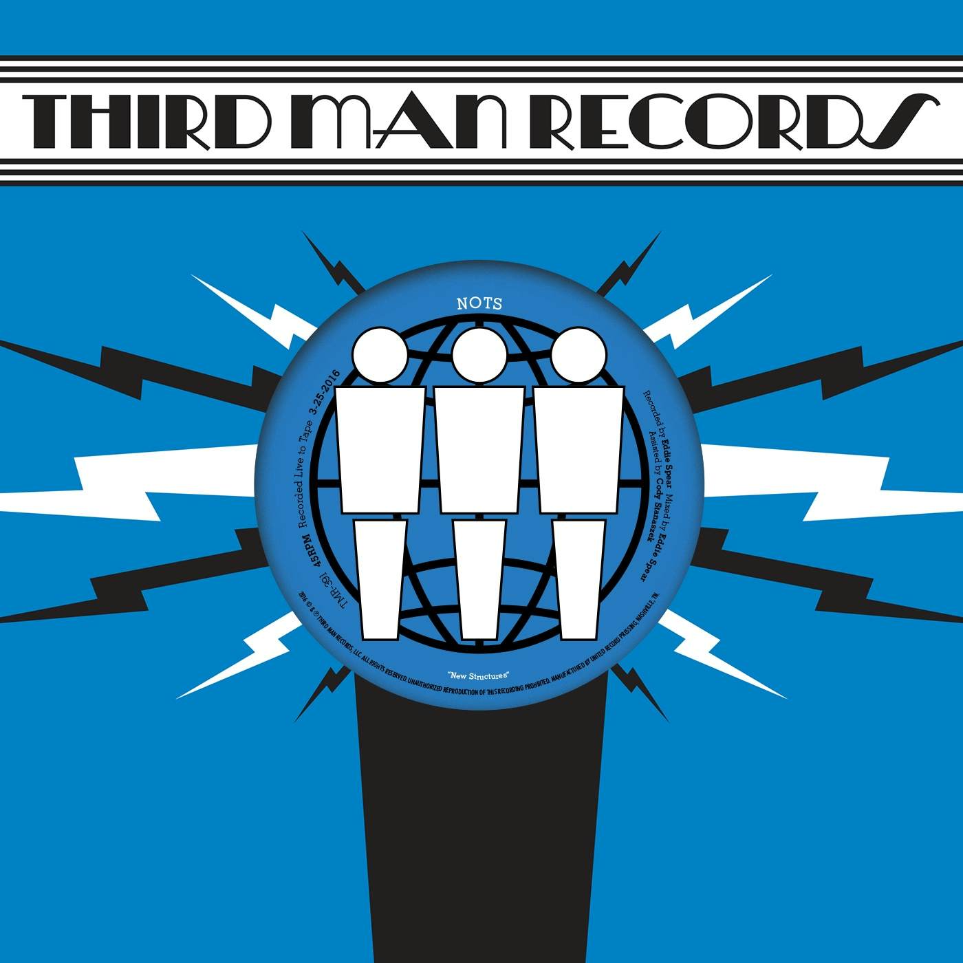 Nots LIVE AT THIRD MAN RECORDS Vinyl Record