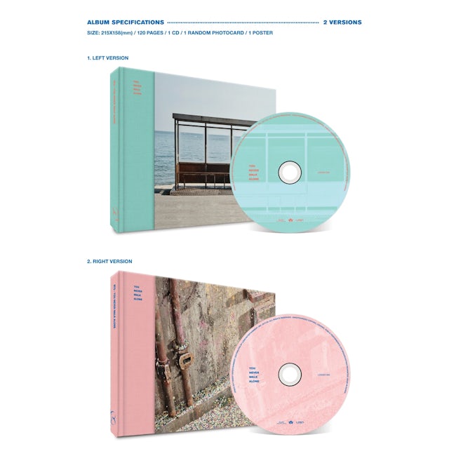 Bts You Never Walk Alone Random Cover Cd