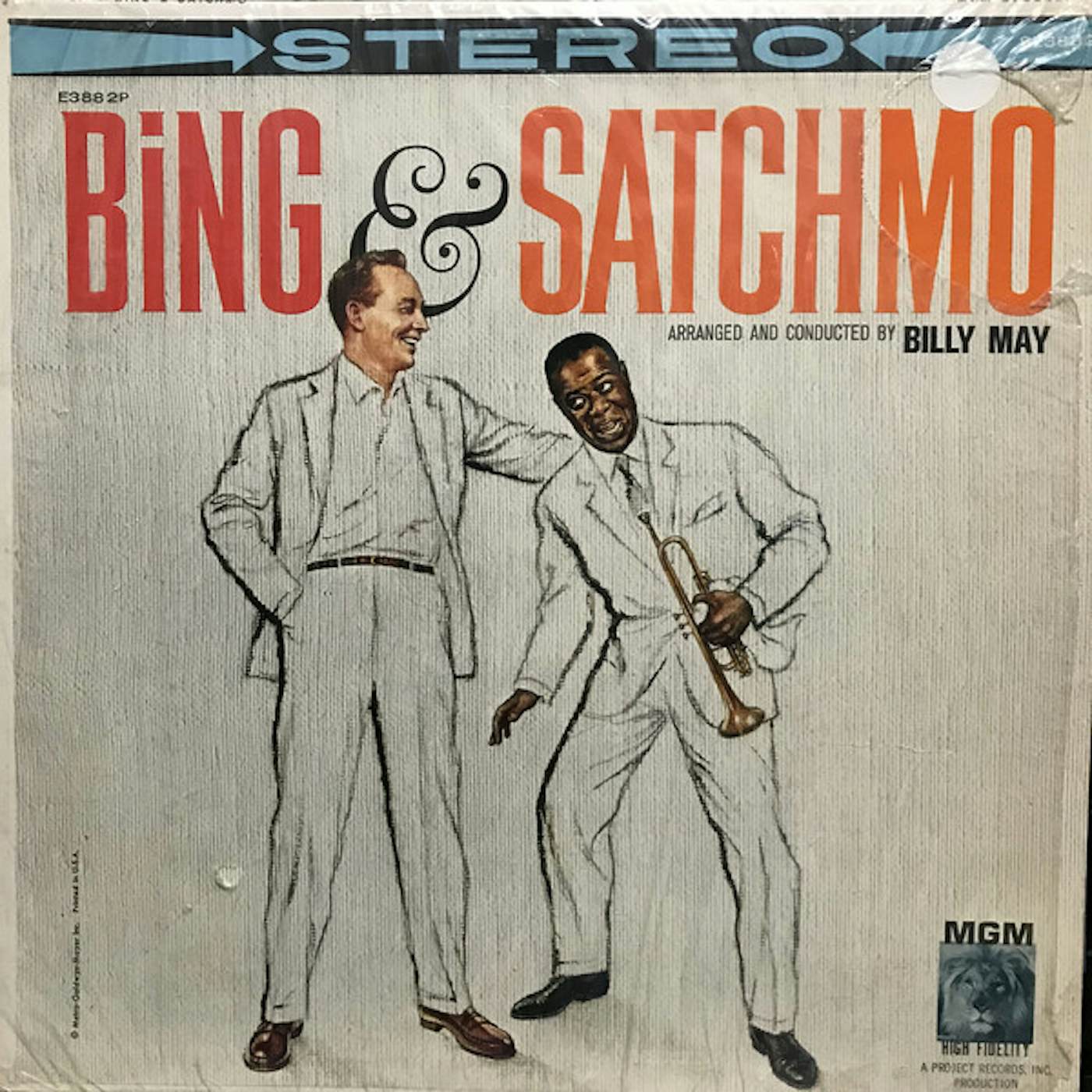 Bing Crosby & Louis Armstrong BING & SATCHMO Vinyl Record