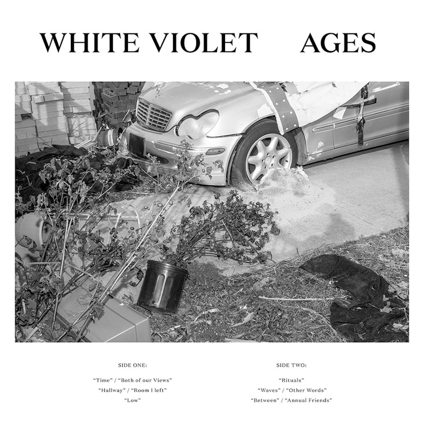 White Violet AGES (COKE BOTTLE CLEAR VINYL/DL CODE) Vinyl Record