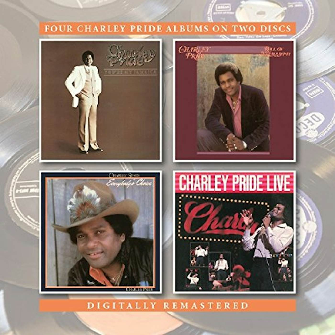 Charley Pride YOU'RE MY JAMAICA / ROLL ON MISSISSIPPI / CHARLEY CD