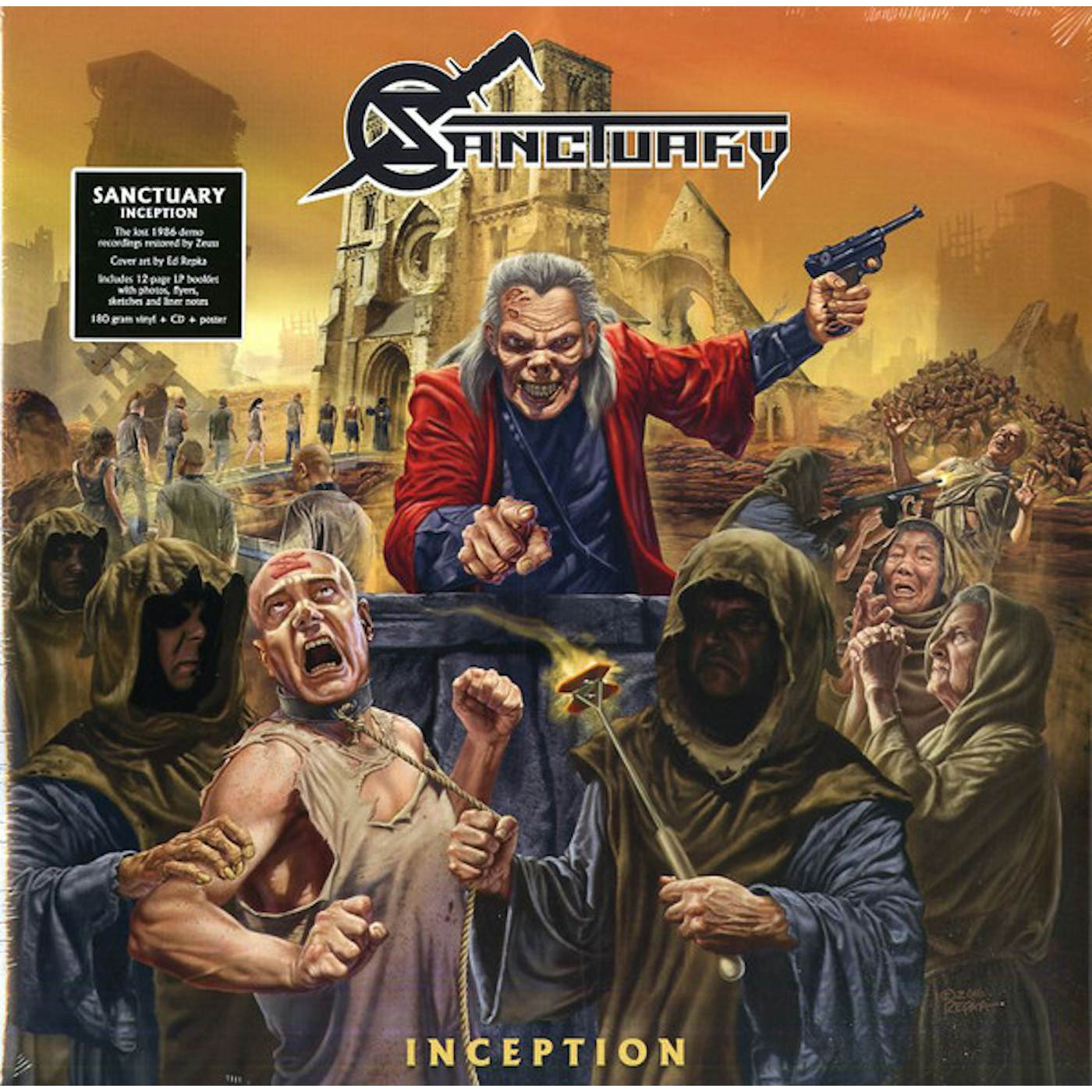 Sanctuary INCEPTION Vinyl Record - Red Vinyl