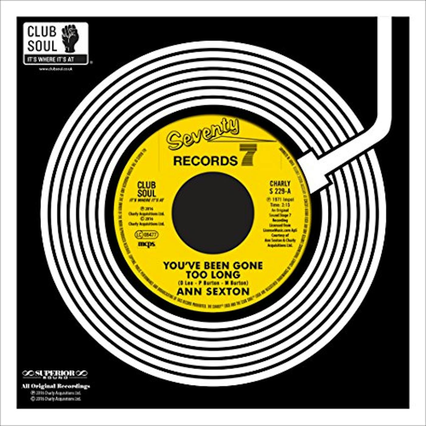 Ann Sexton YOU'VE BEEN GONE TOO LONG / I STILL LOVE YOU Vinyl Record