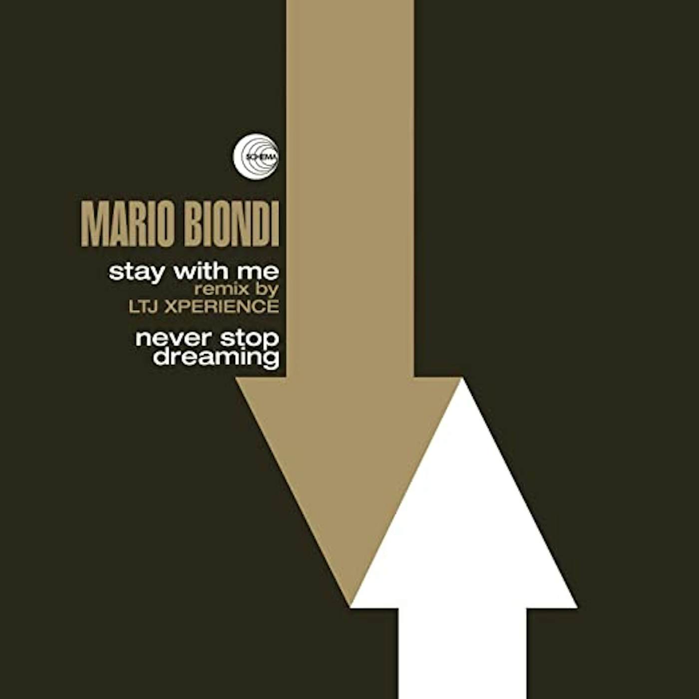 Mario Biondi STAY WITH ME (REMIX BY LTJ XPERIENCE) / NEVER STOP Vinyl Record